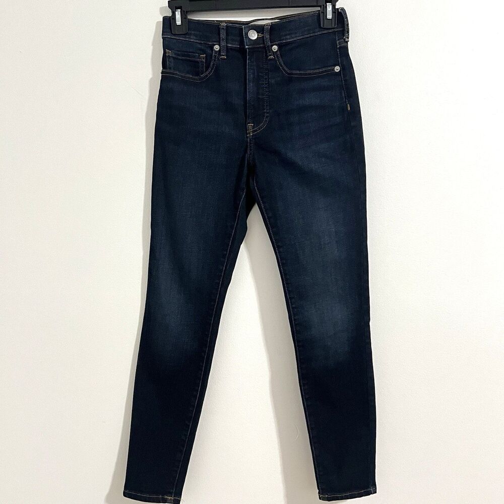 Everlane The High Rise Skinny Jean Size‎ 24 Ankle Denim Dark Wash Stretch Preppy